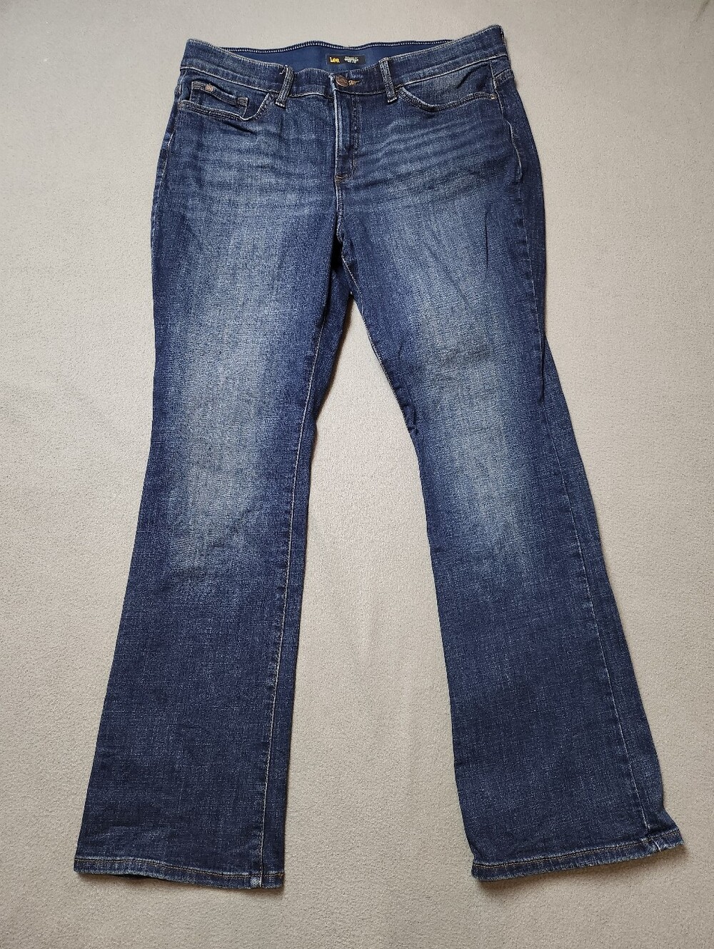 Lee Flex Motion Bootcut Jeans Mid Rise 16 Medium